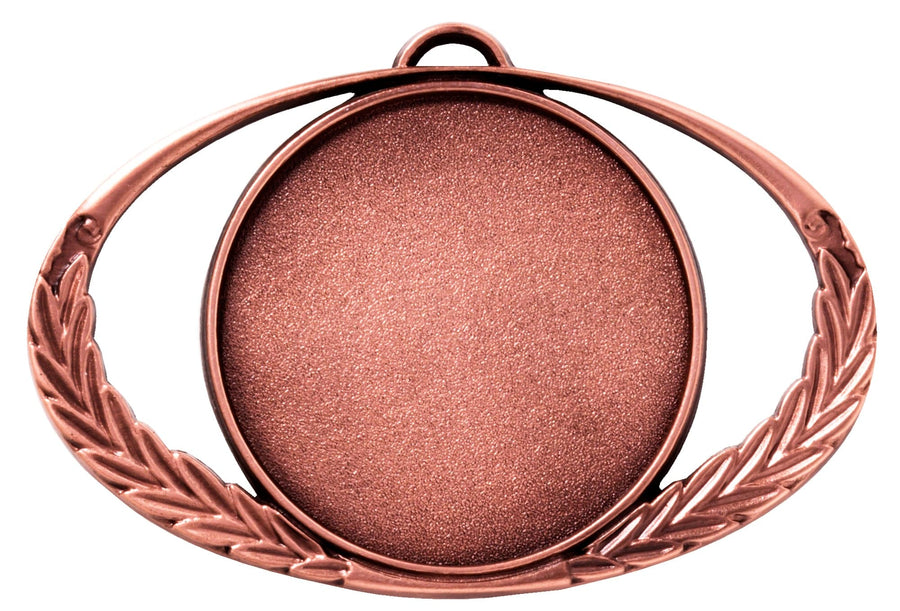 Die Medaillen Fürth 92 x 57 mm PK79094g-E50 verfügen über ein Bronze-Finish mit runder Mitte und einem exklusiven Design, geschmückt mit einem dekorativen Lorbeerkranz auf einem ovalen Rahmen aus hochwertigem Material.