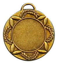Thumbnail for Medaillen Erlangen 40 mm PK79125g-E25 mit Lorbeerkranzrand und leerer Mitte, isoliert auf weißem Hintergrund, dient als Auszeichnung.
