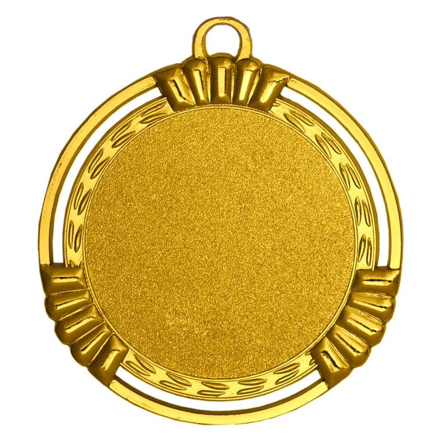 Die Medaillen Dessau-Roßlau 70 mm PK79176g-E50 zeichnen sich durch ein exklusives Design aus, das aufwendige dekorative Muster entlang des Randes hervorhebt, und sind aus hochwertigem Material gefertigt. Diese Goldmedaille hat eine runde Form mit einer kleinen Schlaufe an der Oberseite zur einfachen Befestigung und eine leere Mitte zur individuellen Gestaltung.