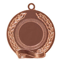 Thumbnail for Eine aus hochwertigem Material gefertigte Bronzemedaille mit einem Lorbeerkranz in der Mitte und einem dekorativen Band am unteren Rand. Das exklusive Design dieses Medaillen Witten 50 mm PK79231g-E25-Stücks sorgt dafür, dass es in jeder Sammlung hervorsticht.