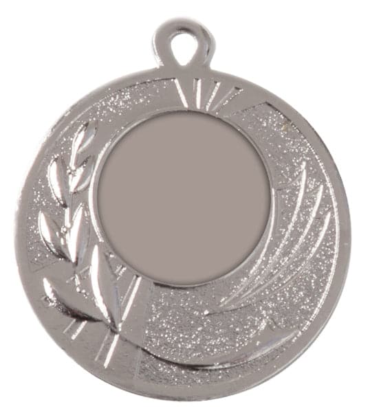 Medaillen Flensburg 50 mm PK79248g-E25 mit leerer Mitte und Lorbeerkranzmuster auf weißem Hintergrund, stellt eine Auszeichnung dar.