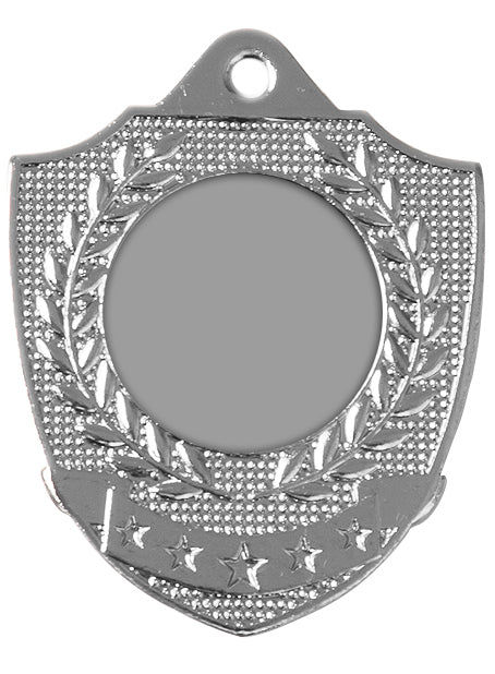 Medaillen Hamburg 50x45 mm PK79295g-E25 in Schildform, mit Lorbeerkranz und Sternen verziert, mit leerer runder Mitte, ideal für Liebhaber von Sammlerstücken.