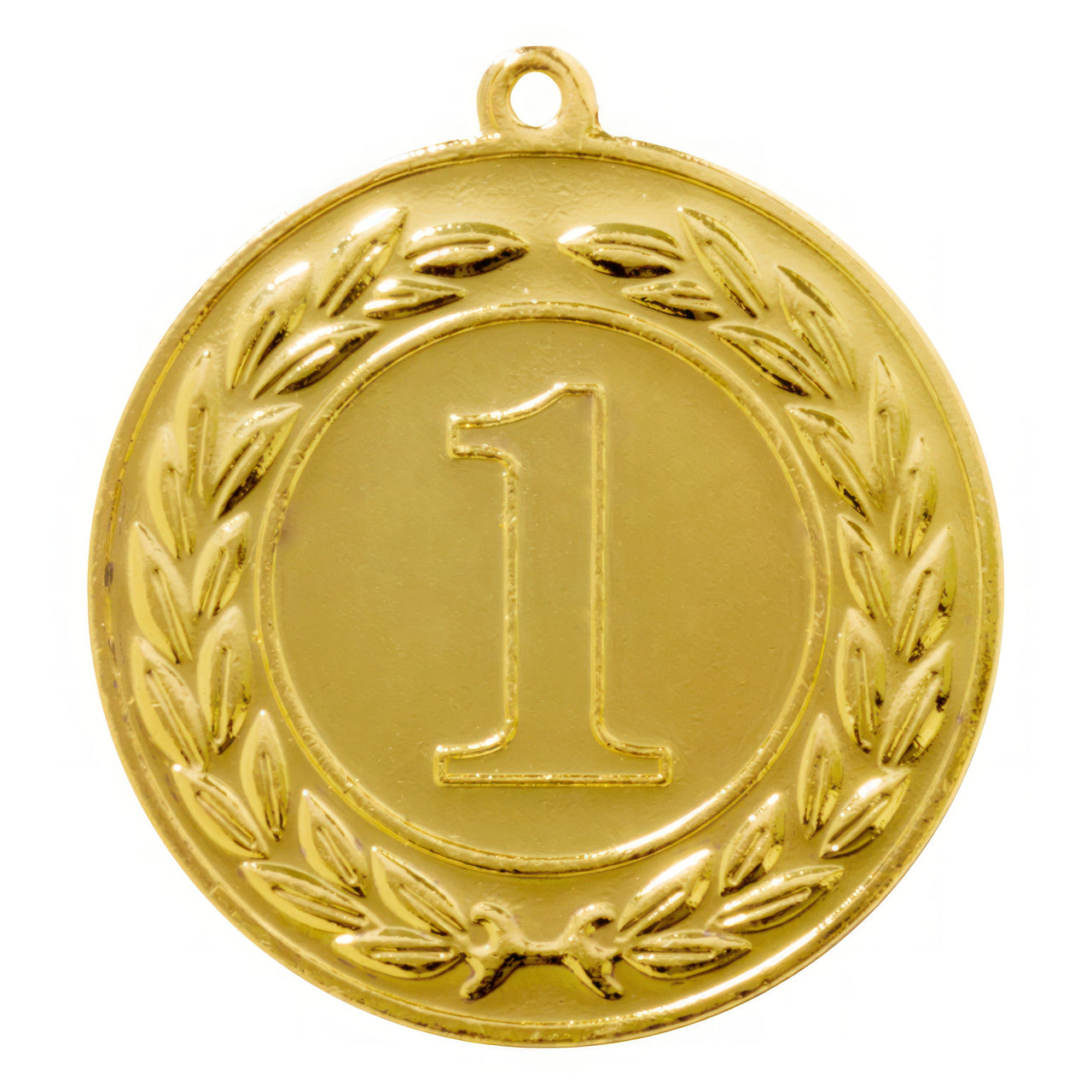 Eine goldene Medaille Essen 40 mm PK79216 mit einer Eins darin als Auszeichnung. (POMEKI)