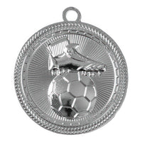 Thumbnail for Eine exklusive Auszeichnung: Eine Silbermedaille mit dem Relief des Fußballschuh Medaillen Lübeck 50 mm PK79238 und Bälle von POMEKI.