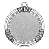Thumbnail for Medaillen Dessau-Roßlau 70 mm: eine runde, silberne Medaille mit leerem Zentrum und dekorativen Rändern. Von POMEKI.