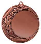 Thumbnail for Die Medaillen Wuppertal 70 mm Bronzemedaille verfügt über ein exklusives Design mit einer schlichten Mitte und einem dekorativen Kranzmuster am Rand und eignet sich somit perfekt zur Anerkennung von Leistungen.