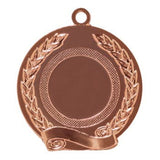 Thumbnail for Eine aus hochwertigem Material gefertigte Bronzemedaille mit einem Lorbeerkranz in der Mitte und einem dekorativen Band am unteren Rand. Das exklusive Design dieses Medaillen Witten 50 mm sorgt dafür, dass es in jeder Sammlung hervorsticht.