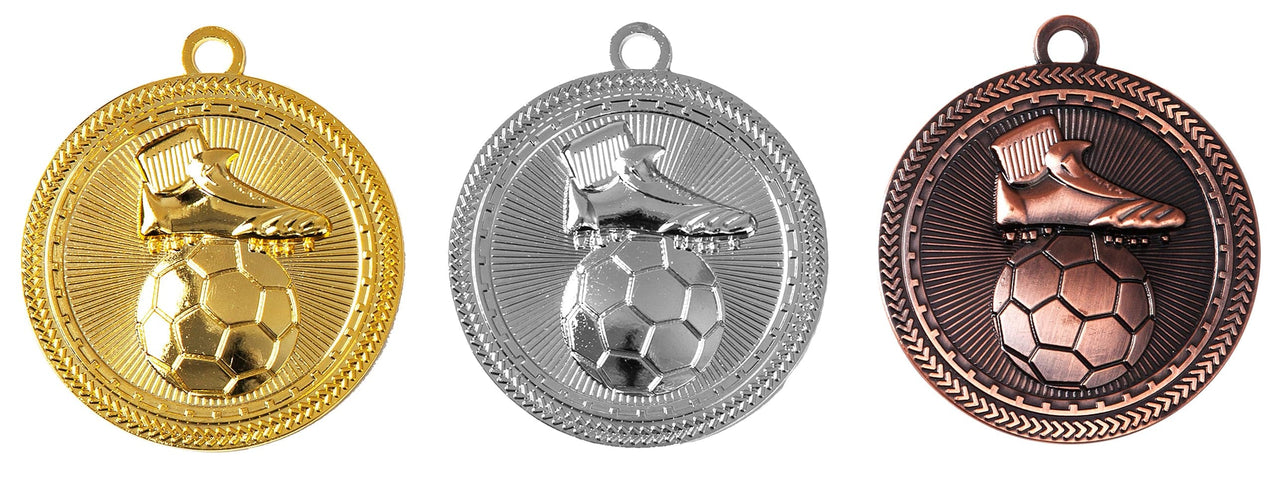 Fußballschuh mit Ball Medaillen Lübeck 50 mm PK79238