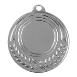 Thumbnail for Eine Medaille Esslingen 50 mm aus hochwertigem Material, mit einer leeren Mitte und einem exklusiven Design mit einem Lorbeerkranz an der Unterseite und einer Schlaufe an der Oberseite zur Befestigung.