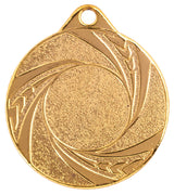 Goldmedaille Medaillen Iserlohn 50 mm mit leerem Zentrum als Erinnerungsstück und dekorativem Rand.
