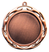Thumbnail for Die Medaillen Lünen 70 mm ist eine einfache Bronzemedaille mit leerer Mitte und dekorativem Schleifenranddesign. Sie ist aus hochwertigem Material gefertigt und verfügt über ein kleines Loch an der Oberseite zum Befestigen eines Bandes.