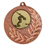 Thumbnail for Bronzemedaille Berlin, 50 mm, mit Lorbeerkranz und Schwimm-Emblem in der Mitte. Von POMEKI, individuell gravierbar.