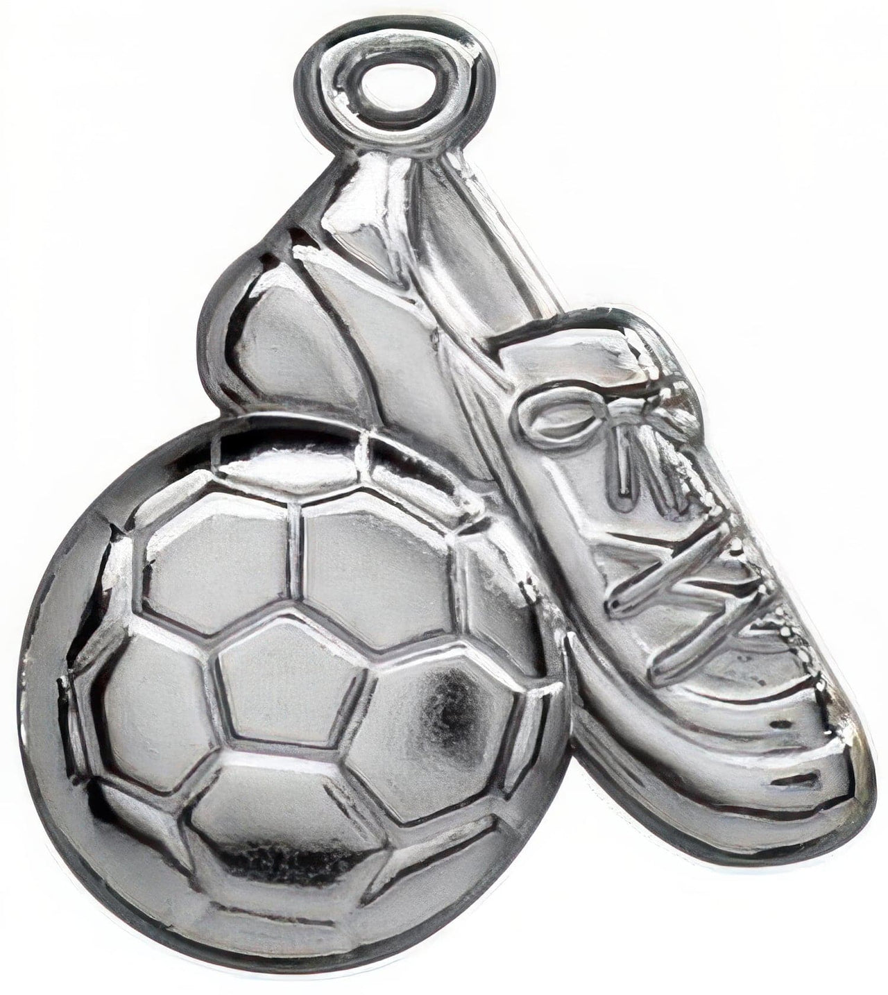 Fußball mit Schuh Medaillen Ludwigshafen 53x50 mm PK78943